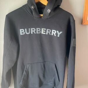 Burberry Black Logo Hoodie